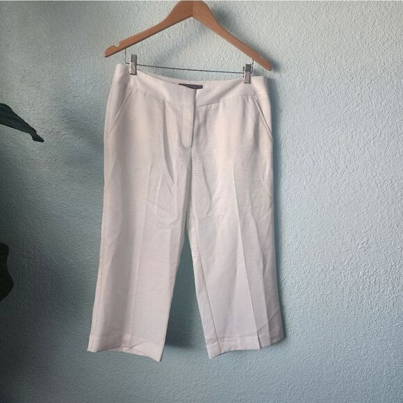 Tex by MaxAzria cropped midi Bermuda minimalist contemporary pants - Picture 1 of 11